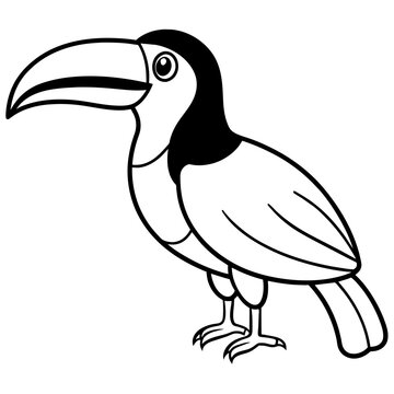 recommend clip art: toucan silhouette vector illustration