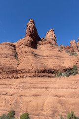 Fototapeta na wymiar Mountains at Sedona, Arizona during Spring 2024 shoot on March 18th, 2024
