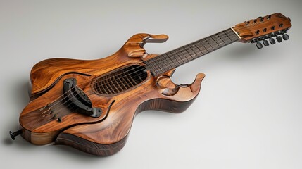 Fototapeta na wymiar Strings of Innovation: How Avant-Garde Guitar Designs Have Evolved