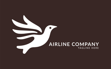 Fototapeta na wymiar Airplane Logo Template Design Vector 