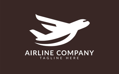 Airplane Logo Template Design Vector
