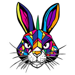 Bunny abstracto (colores).