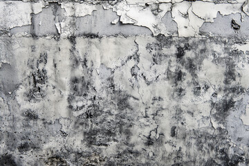 Obraz premium texture of dark dirty chipped concrete, generative AI