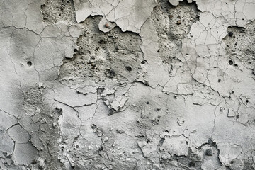 Naklejka premium texture of dark dirty chipped concrete, generative AI