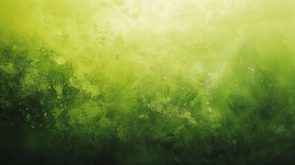 Abstract green lemon lime color gradient background with glow and grunge texture