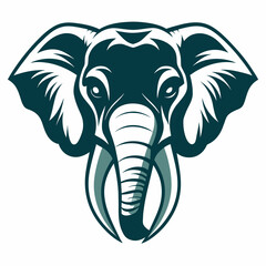 Obraz premium elephant, animal, cartoon, illustration, vector,