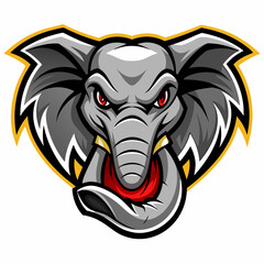 elephant, animal, cartoon, illustration, vector, 