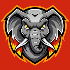 elephant, animal, cartoon, illustration, vector, 