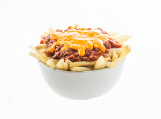 Batata frita com chilli e cheddar