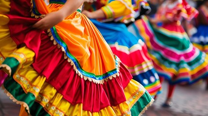 Celebrating National Hispanic Heritage Month with vibrant cultural festivities and traditions - obrazy, fototapety, plakaty