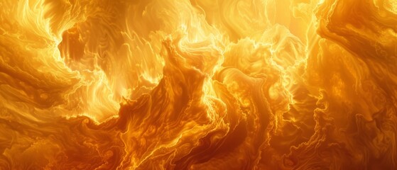   Close-up of vibrant yellow-orange fire emitting substantial smoke from its peak