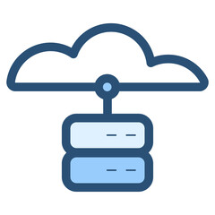 Fototapeta premium cloud storage icon