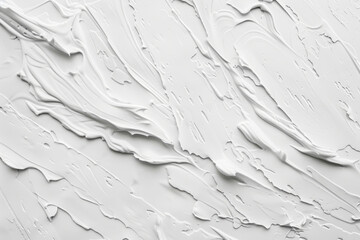 Gentle white paint texture with soft strokes and details on a clean surface. - obrazy, fototapety, plakaty