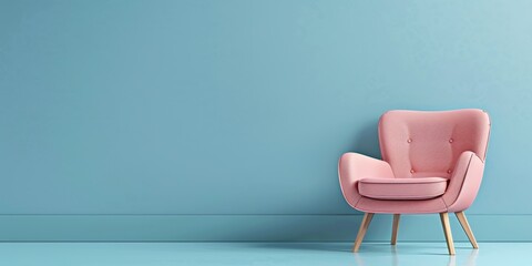 armchair in a minimalist interior Generative AI