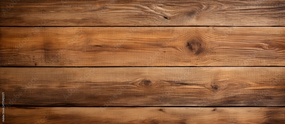 Sticker Detailed view of a wooden wall displaying a rich brown stain, adding warmth and character to the interior decor