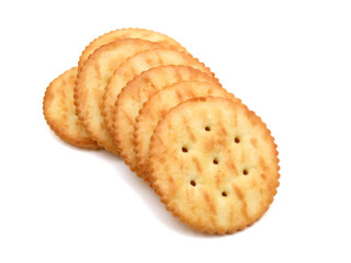 Cracker isolated on white background