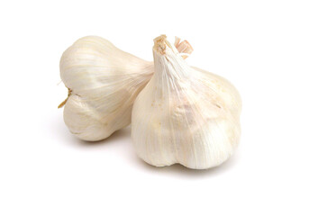 Garlic isolated on white background
