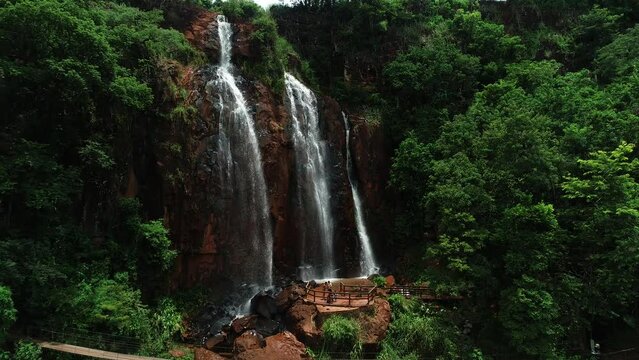Roseira Waterfall, Brotas, S&atilde;o Paulo, Brazil
