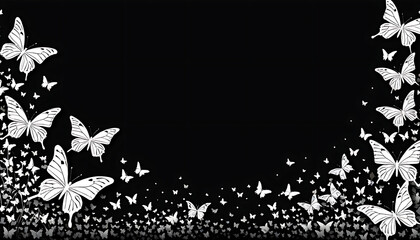 overlay butterfly background black for photoshop