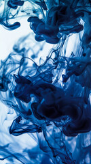A visually dynamic image of ink swirling and mixing in water, creating a captivating and abstract visual display.