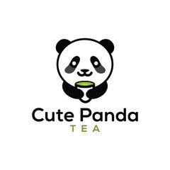 Cute Panda Logo Design