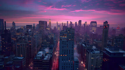 Obraz premium The Bustling Veins of the City