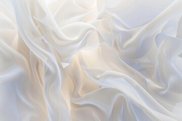 A visually striking image featuring a milky white abstract background, with flowing forms and gentle transitions.