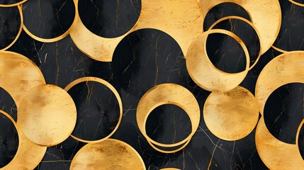 Luxury art deco seamless pattern background vector. Abstract elegant art nouveau with delicate...