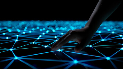 Title: "Digital Icon"

Art Description: Hands holding digital icons symbolizing advanced themes against a blurred background, conveying sophistication and innovation.