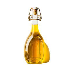 bottle of olive oil isolated on transparent background