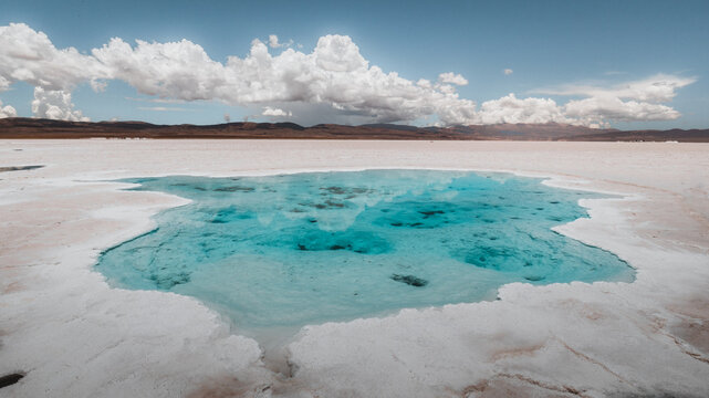Ojos del Salar - salinas grandes - salta argentina