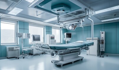 x-ray image of modern operating room in hospital