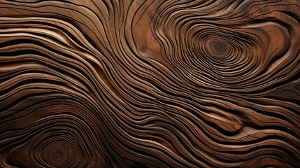 Delve into the organic warmth of a wooden cut texture. Ai Generated