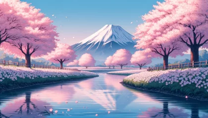 Tuinposter 日本／桜 © dalb