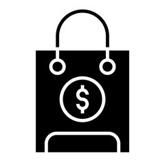 shopping bag and coin