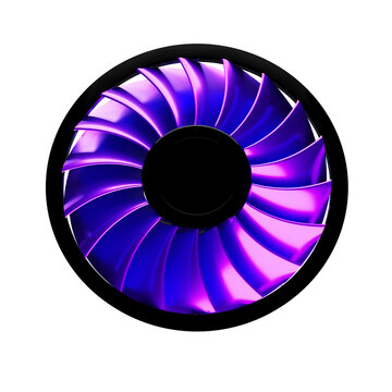 Purple Fan