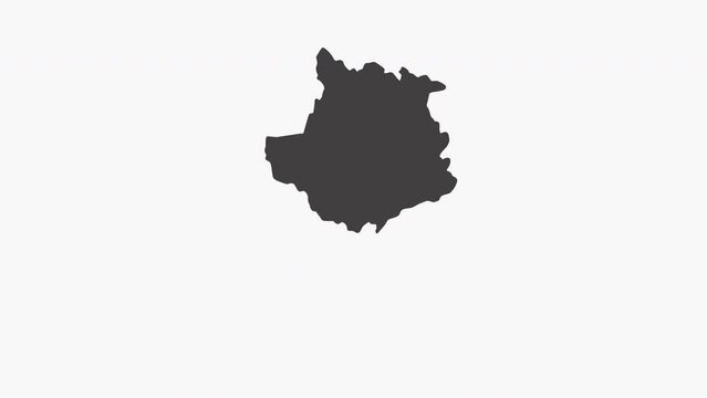 animated video of Trujillo map in venezuela