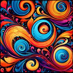 Fototapeta na wymiar abstract pattern of swirl
