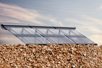 Funding – wood chip heating and solar thermal energy