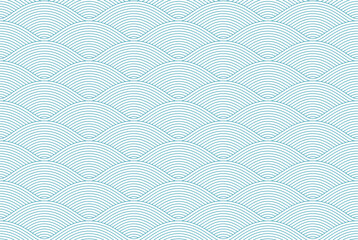 Seamless background pattern with waves
