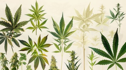 Botanical collection of cannabis cultivars
