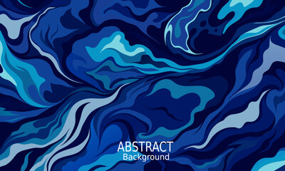 Fototapeta na wymiar Abstract background with blue and white color like cloud mega mendung style