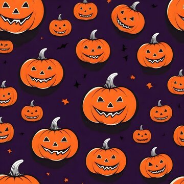 halloween seamless background