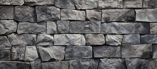 Obraz premium A red fire hydrant is positioned in front of a detailed close-up of a sturdy stone wall