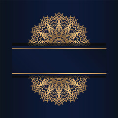 Simple Luxury Decorative Mandala Template Background Illustration Floral Mandala Art Design