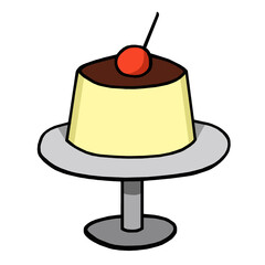 プリン　イラスト