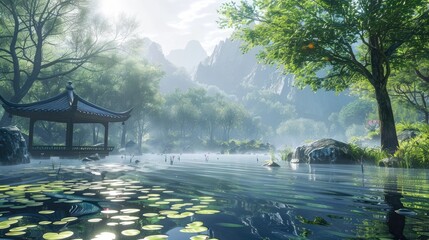Virtual Reality Meditation Retreat: Immersive Digital Landscapes for Ultimate Relaxation