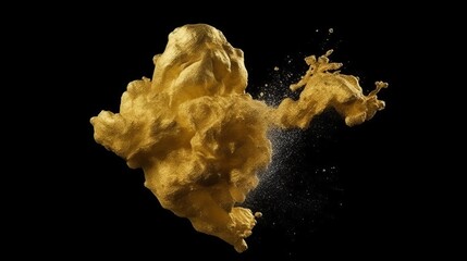 Elegant golden ink drops on a dark background, luxurious and abstract ::3 amber ::3 sacred geometry ::3 splatter paint ::3 citrus ::3 grayscale color ::3 white ::3 --chaos 100 --ar 16:9 --quality 0.5