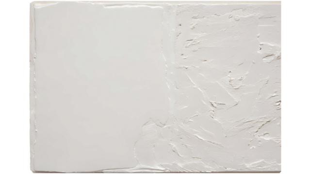 White acrylic painting 