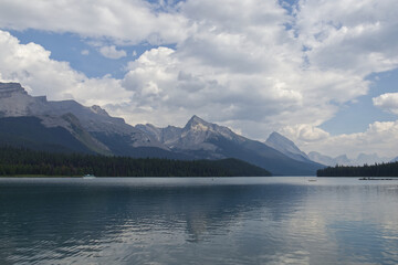 Rolling Clouds over Maligne Lake